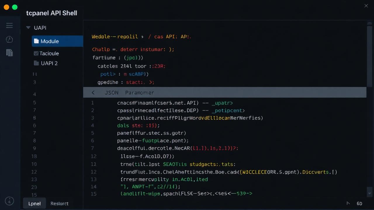 Interface API Shell cPanel