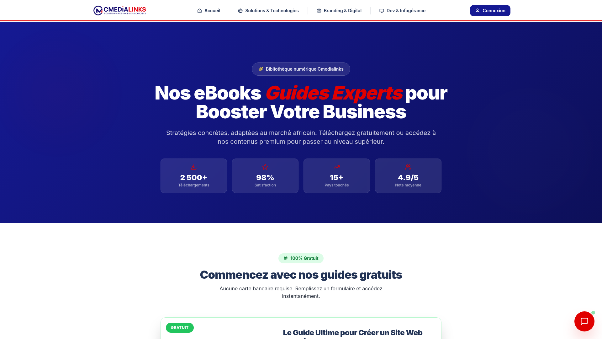 Bibliothèque numérique Cmedialinks — eBooks gratuits et premium