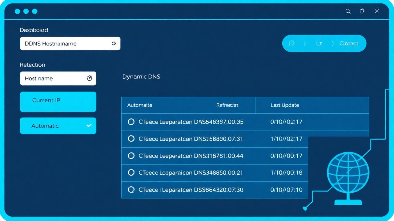 Interface DNS dynamique cPanel