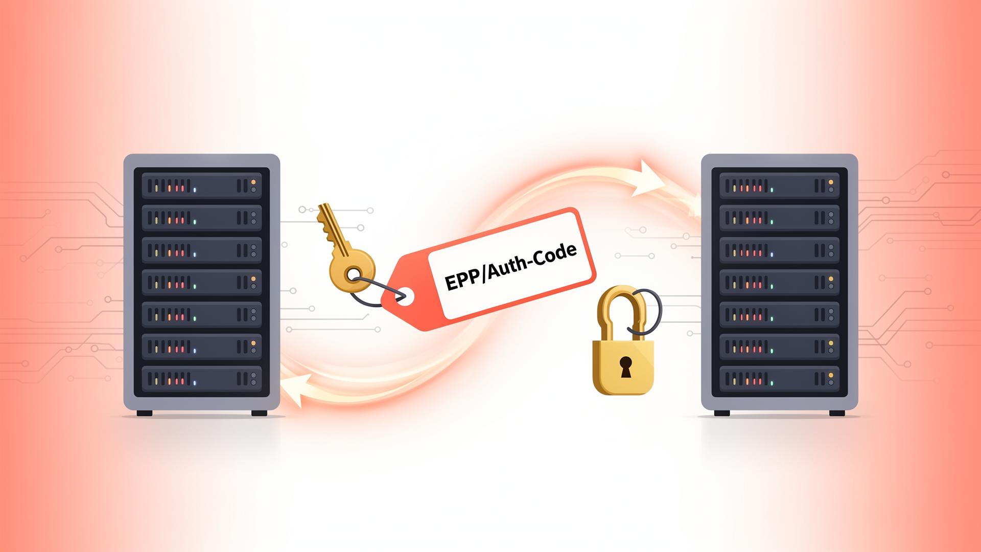 Transfert de domaine entre registrars avec code EPP/Auth-Code